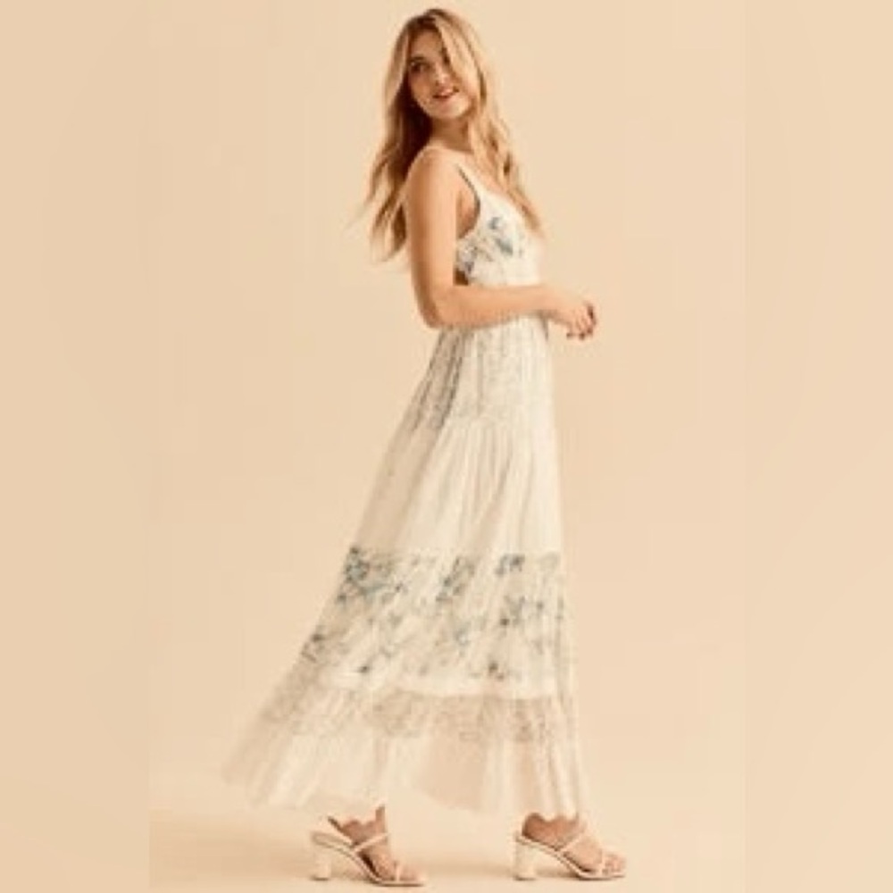 NWT Altar’d State Adalynne Sleeveless Floral Maxi Dress - Picture 6 of 6